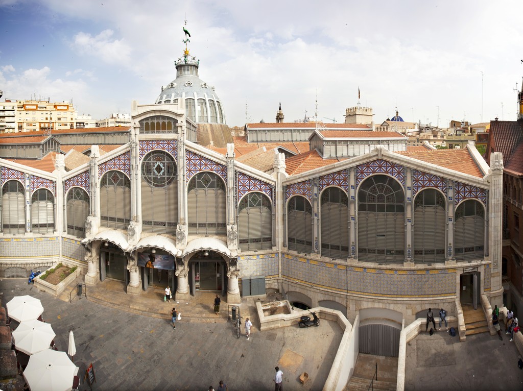 Vista área del Mercado Central