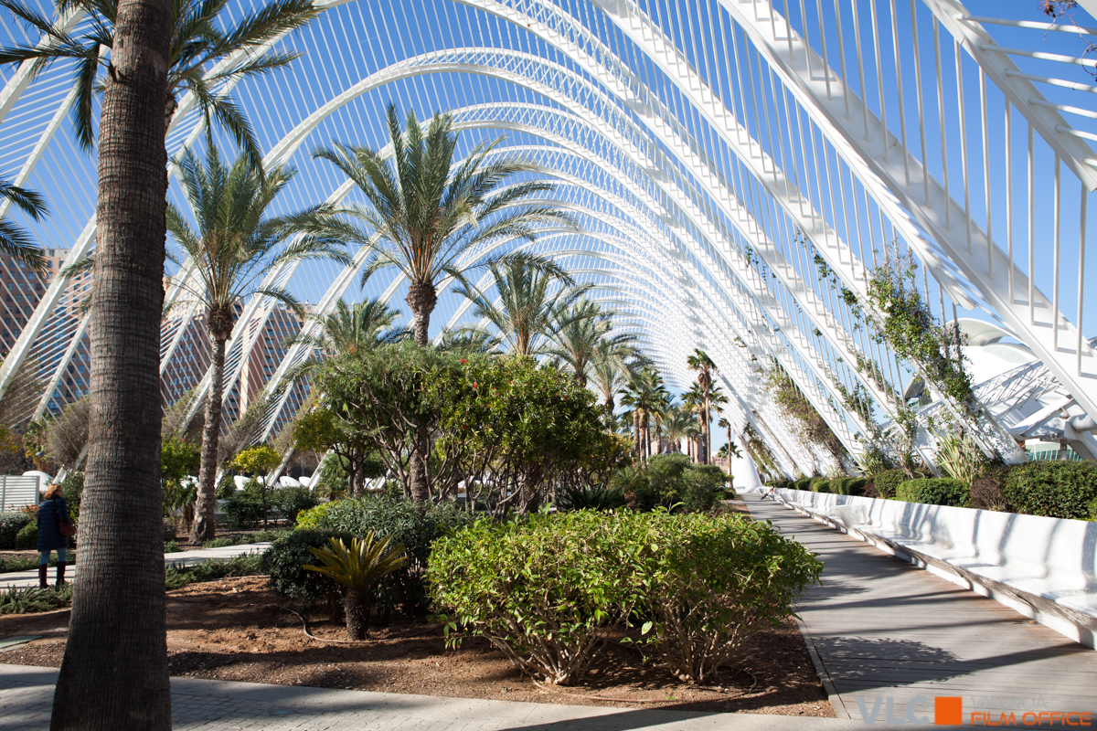 Vista interior del umbracle