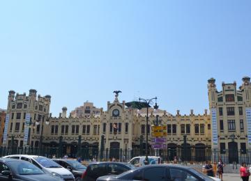 Fachada de la estación del norte