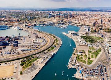 Vista aérea de La Marina